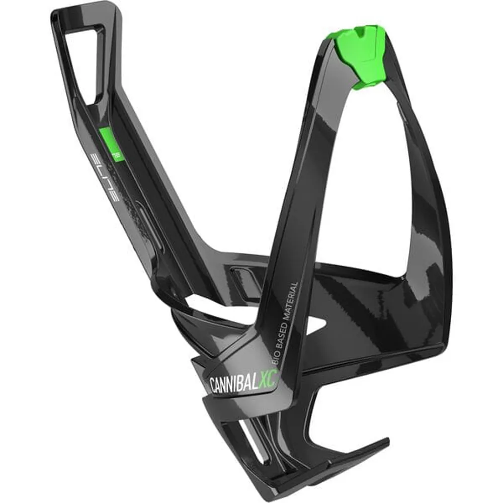 uPRISE Bikes Elite Cannibal XC Bio Bottle Cage - Black/Green | Price match, 365 day return s, 18-Month Warranty, Finance Available & Free UK Delivery