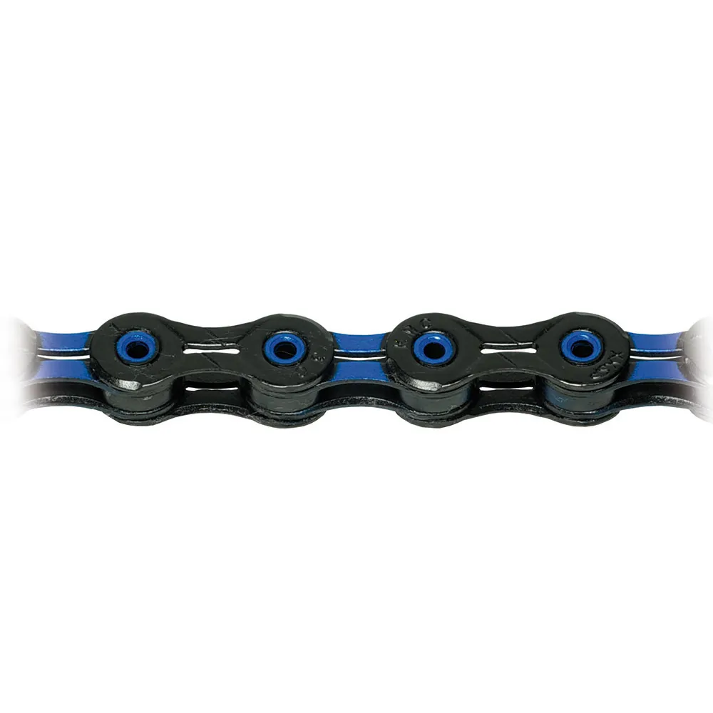 uPRISE Bikes Kmc KMC Diamond Like Coating 11 Speed Chain - Black/Blue | Price match, 365 day return s, 18-Month Warranty, Finance Available & Free UK Delivery