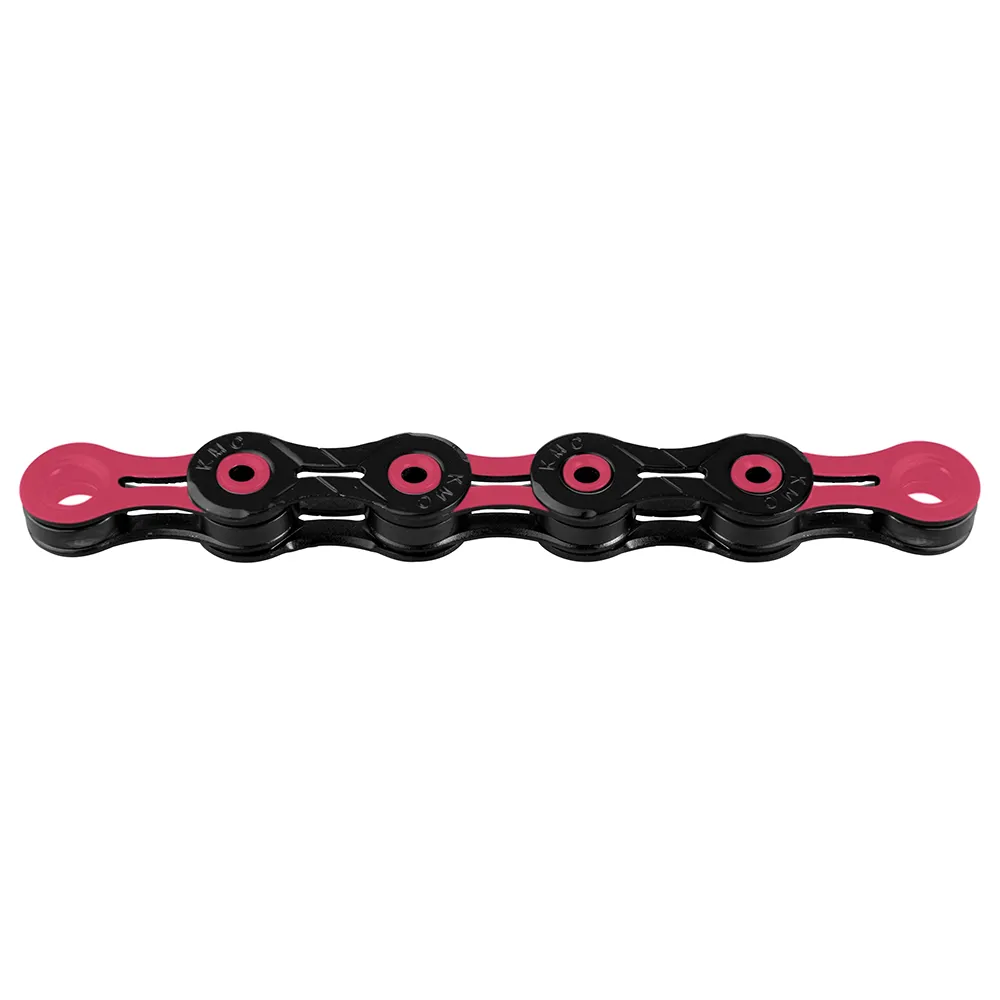 uPRISE Bikes Kmc KMC Diamond Like Coating 11 Speed Chain - Black/Pink | Price match, 365 day return s, 18-Month Warranty, Finance Available & Free UK Delivery