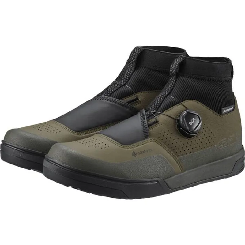 Shimano GF8 Gore-Tex Flat MTB Shoes - Khaki-4