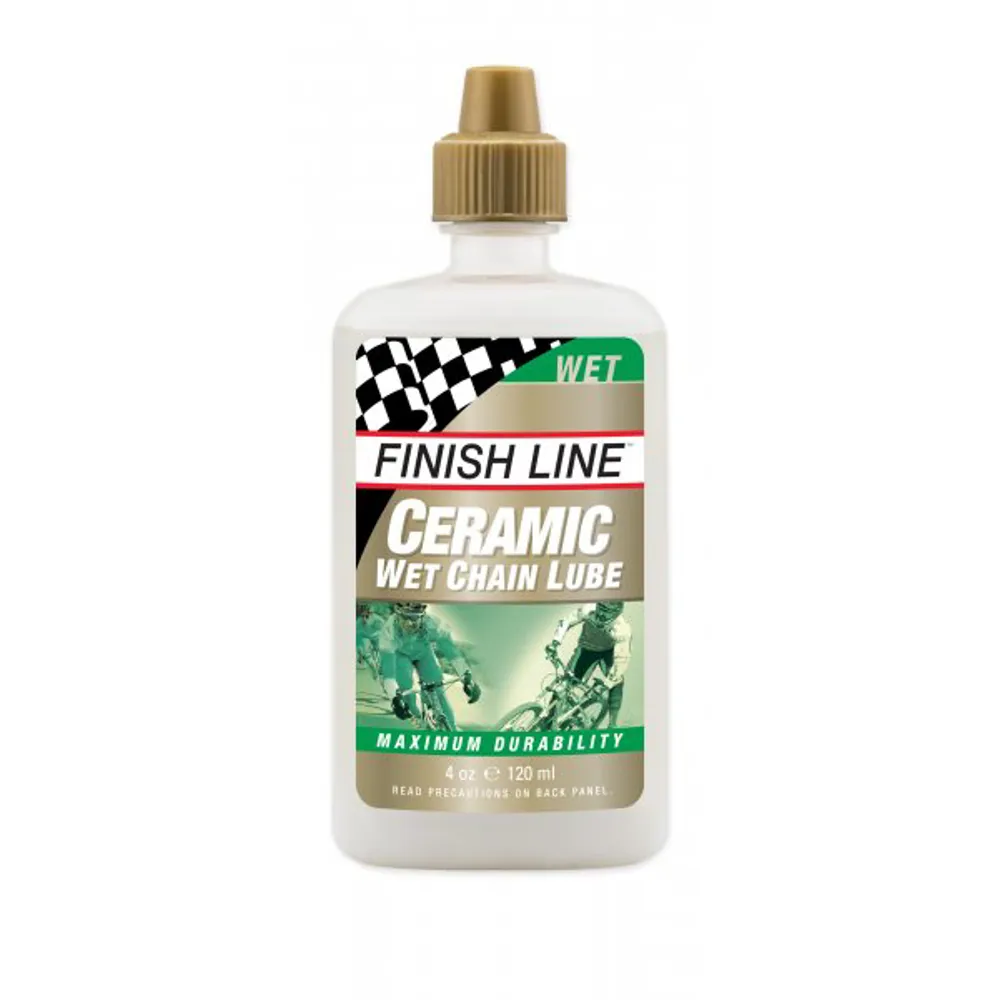 uPRISE Bikes Finish Line Ceramic Wet 120 ml Lubricant Bottle - 120 ml | Price match, 365 day return s, 18-Month Warranty, Finance Available & Free UK Delivery