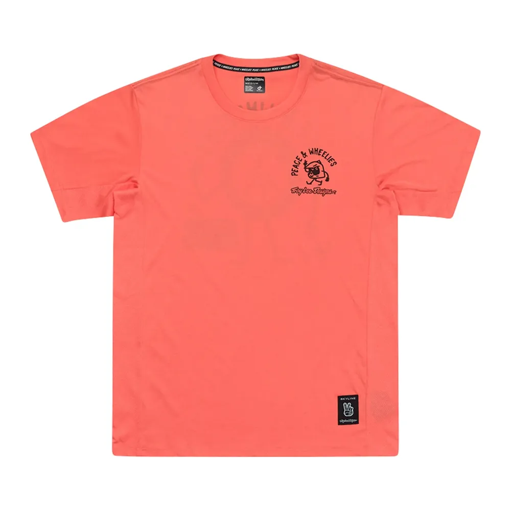 uPRISE Bikes Troy Lee Designs Skyline Ride Men's Short Sleeve Jersey - PW Melon | Price match, 365 day return s, 18-Month Warranty, Finance Available & Free UK Delivery