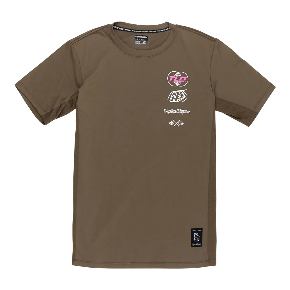 uPRISE Bikes Troy Lee Designs Skyline Ride Men's Short Sleeve Jersey - Worldwide Caper | Price match, 365 day return s, 18-Month Warranty, Finance Available & Free UK Delivery