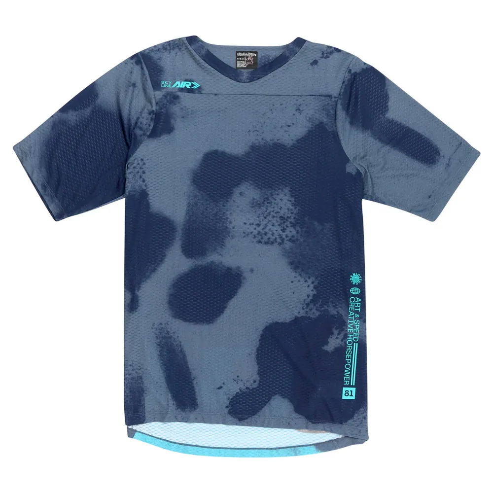 uPRISE Bikes Troy Lee Designs Skyline Air Men's Short Sleeve Jersey - Flared Steel | Price match, 365 day return s, 18-Month Warranty, Finance Available & Free UK Delivery