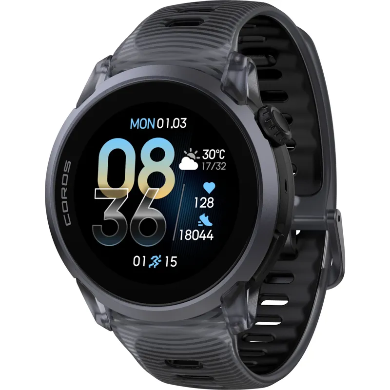Coros Pace 4 GPS Sports Watch - Crystal - Black