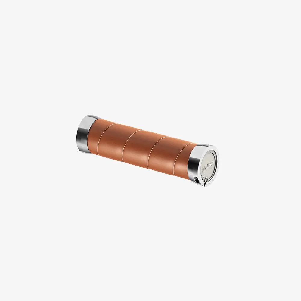 uPRISE Bikes Brooks Slender Leather Grips - Honey | Price match, 365 day return s, 18-Month Warranty, Finance Available & Free UK Delivery