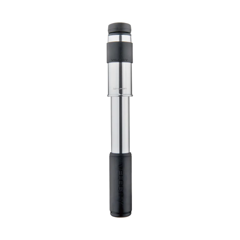 uPRISE Bikes Birzman Velocity Road Hand Pump - 160psi - Silver | Price match, 365 day return s, 18-Month Warranty, Finance Available & Free UK Delivery