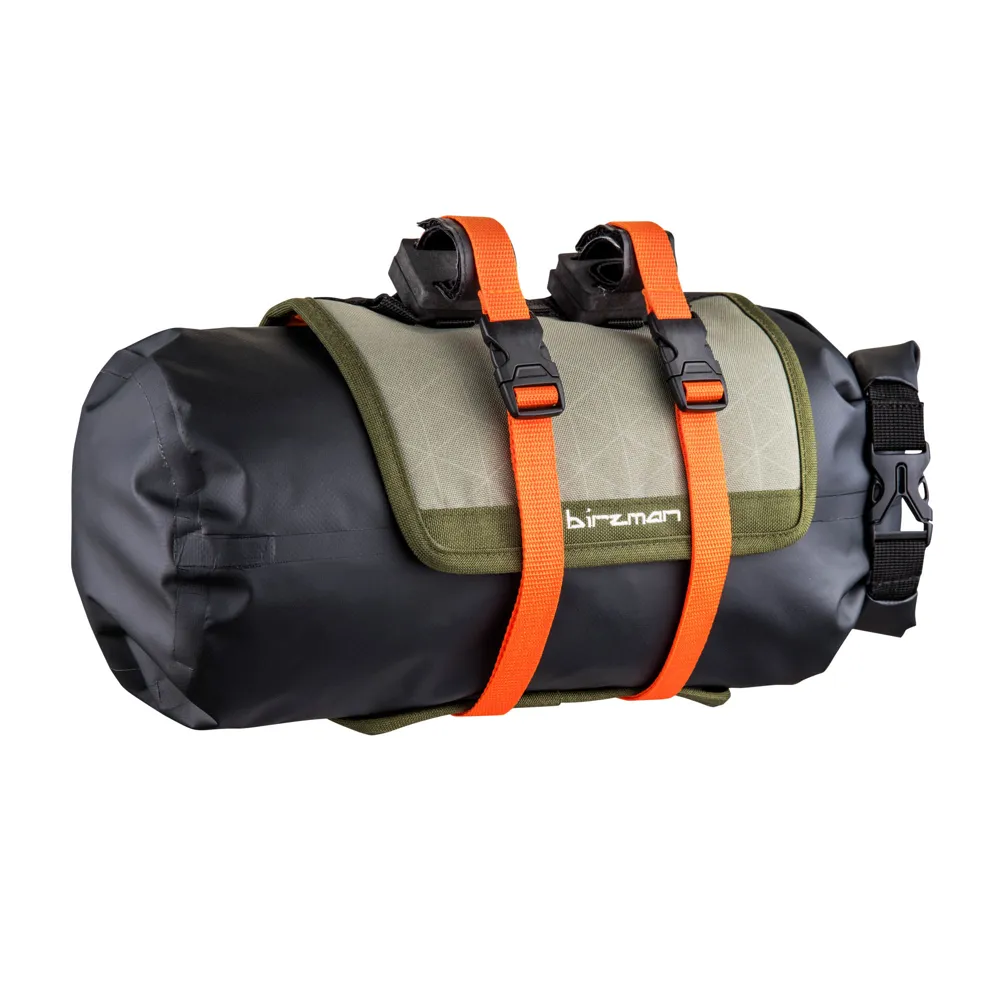 uPRISE Bikes Birzman Packman Handlebar Bag - 9.5L - Black/Green | Price match, 365 day return s, 18-Month Warranty, Finance Available & Free UK Delivery