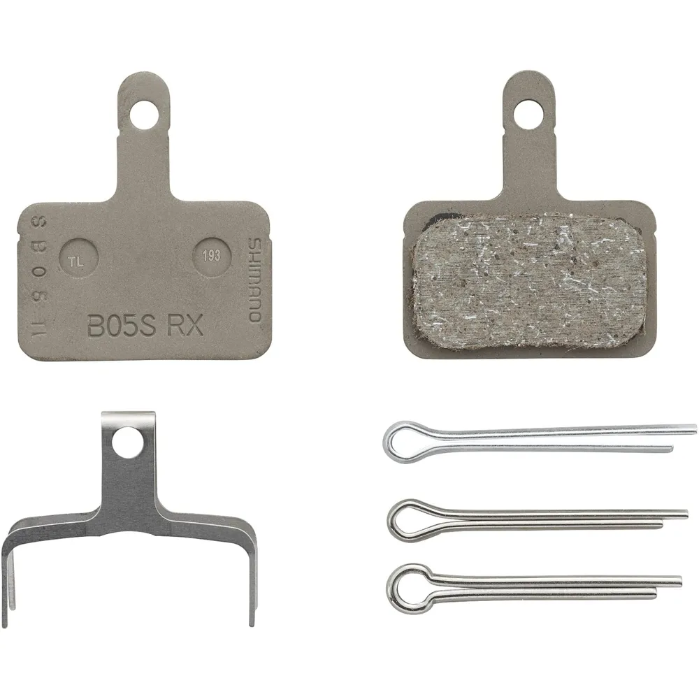 uPRISE Bikes Shimano B05S-RX Spring Resin Pad Steel Back Disc Pads | Price match, 365 day return s, 18-Month Warranty, Finance Available & Free UK Delivery