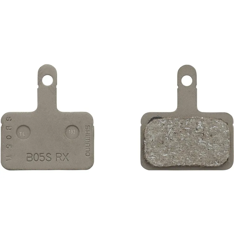 Shimano B05S-RX Spring Resin Pad Steel Back Disc Pads-1