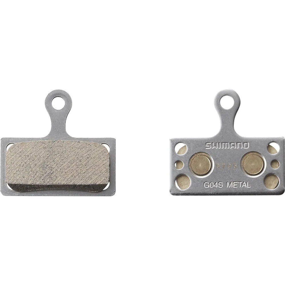 uPRISE Bikes Shimano G04S-RX Metal Sintered Pad Steel Back Disc Pads + spring | Price match, 365 day return s, 18-Month Warranty, Finance Available & Free UK Delivery