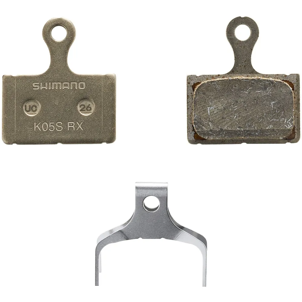 uPRISE Bikes Shimano K05S-RX Disc Brake Pads - Steel Back - Resin | Price match, 365 day return s, 18-Month Warranty, Finance Available & Free UK Delivery