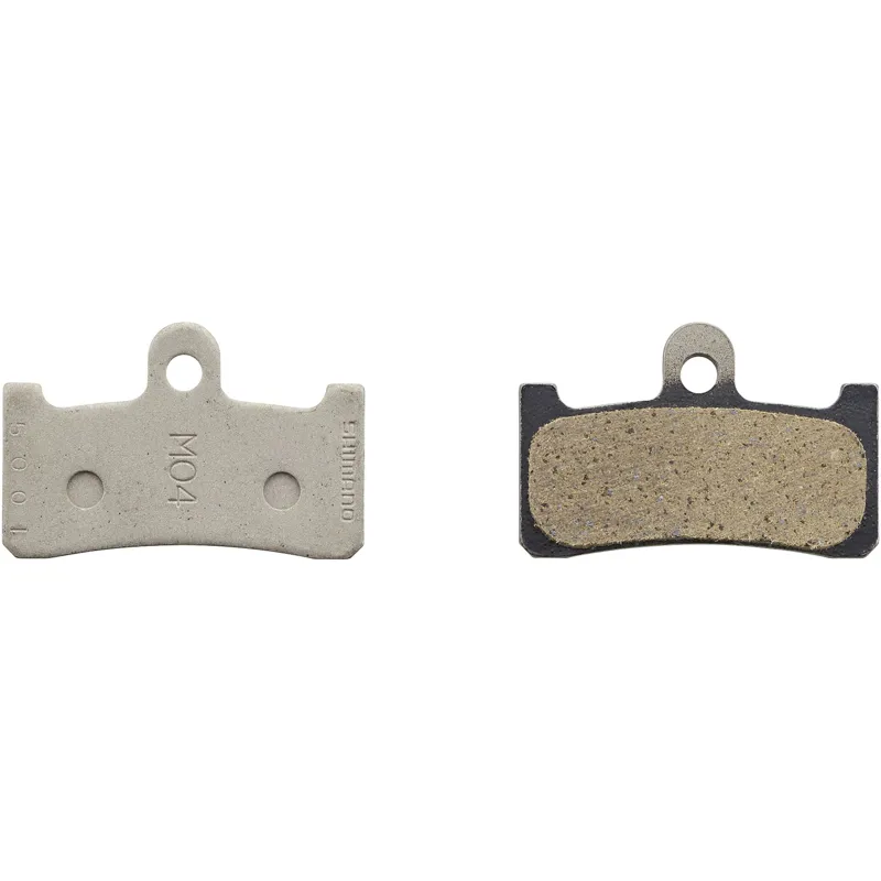 Shimano M04-RX Disc Pads and Spring - Steel Back Resin Pad