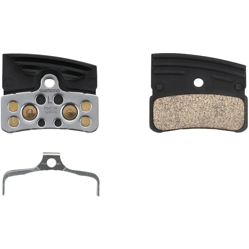 uPRISE Bikes Shimano P04C-MF Cooling Fins Metal Sinter Disc Pads - Pair | Price match, 365 day return s, 18-Month Warranty, Finance Available & Free UK Delivery