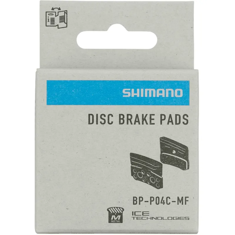Shimano P04C-MF Cooling Fins Metal Sinter Disc Pads - Pair-1