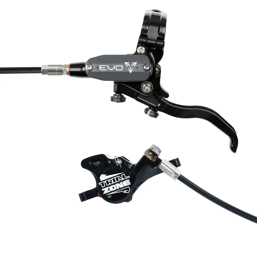 uPRISE Bikes Hope Tech 4 Evo Trial Zone Disc Brake - No Rotor - Black/Smoke | Price match, 365 day return s, 18-Month Warranty, Finance Available & Free UK Delivery