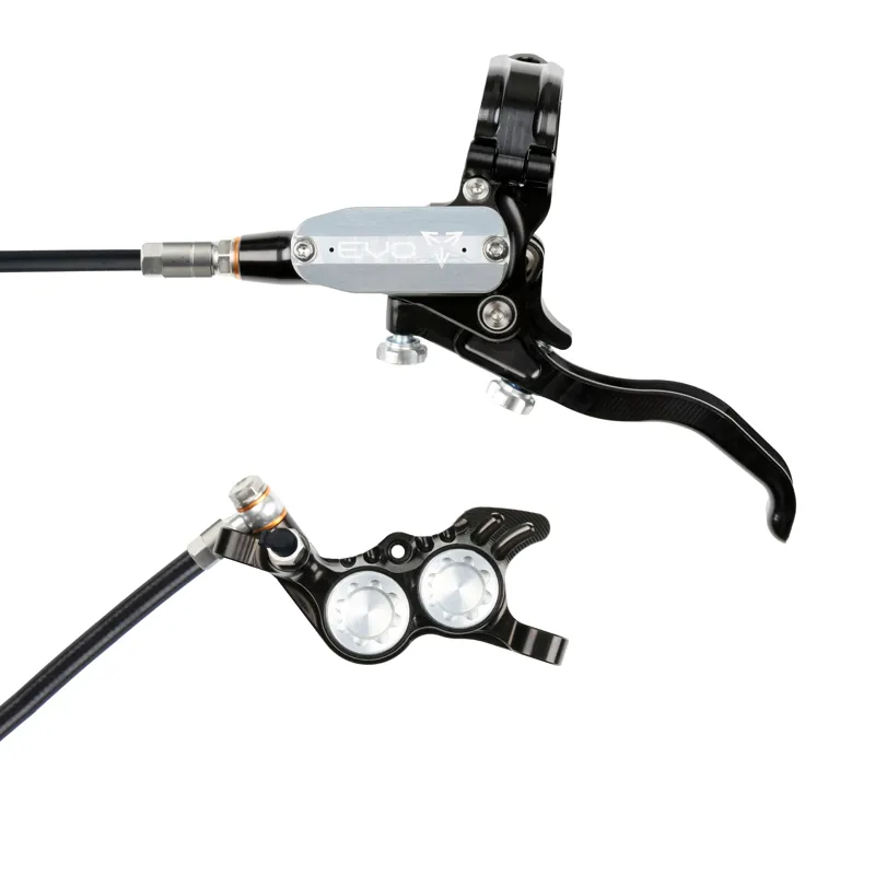 Hope Tech 4 Evo GR4 Disc Brake - No Rotor - Black/Silver