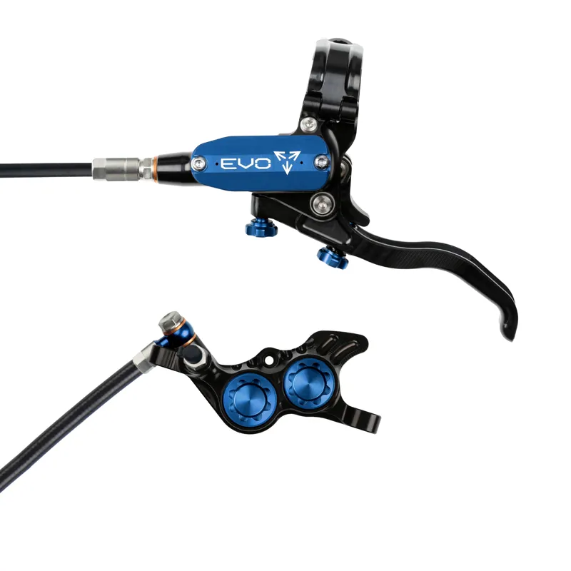 Hope Tech 4 Evo GR4 Disc Brake - No Rotor - Black/Blue