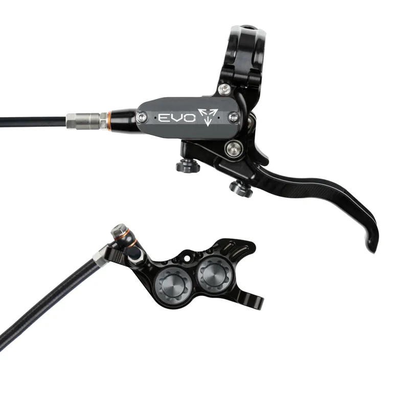 Hope Tech 4 Evo GR4 Disc Brake - No Rotor - Black/Smoke