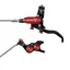Hope Tech 4 Evo GR4 Braided Disc Brake - No Rotor - Black/Red