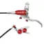 Hope Tech 4 Evo GR4 Disc Brake - No Rotor - Silver/Red