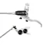 Hope Tech 4 Evo GR4 Braided Disc Brake - No Rotor - Silver/Black