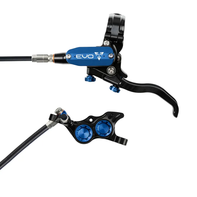 Hope Tech 4 Evo TR4 Disc Brake - No Rotor - Black/Blue