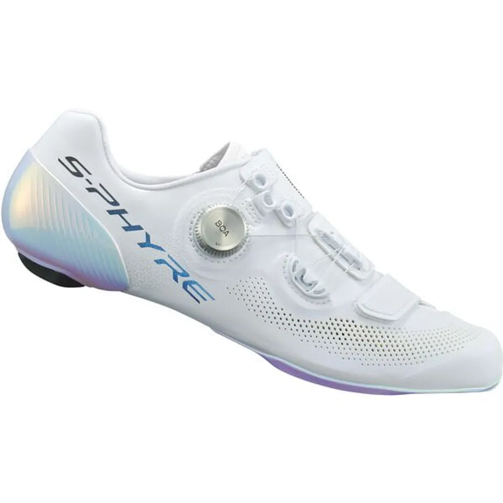 uPRISE Bikes Shimano S-Phyre RC903P Pwr Road Shoes - White | Price match, 365 day return s, 18-Month Warranty, Finance Available & Free UK Delivery