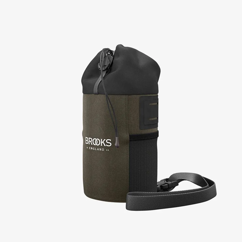 uPRISE Bikes Brooks Scape Feed Pouch - 1L Mud Green | Price match, 365 day return s, 18-Month Warranty, Finance Available & Free UK Delivery