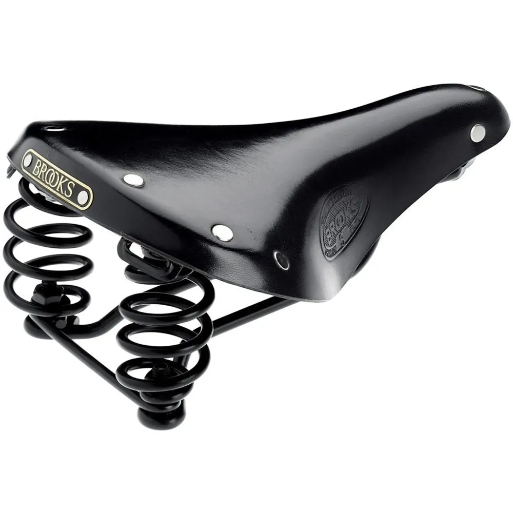 uPRISE Bikes Brooks Flyer Short Ladies Saddle - 176mm - Black | Price match, 365 day return s, 18-Month Warranty, Finance Available & Free UK Delivery