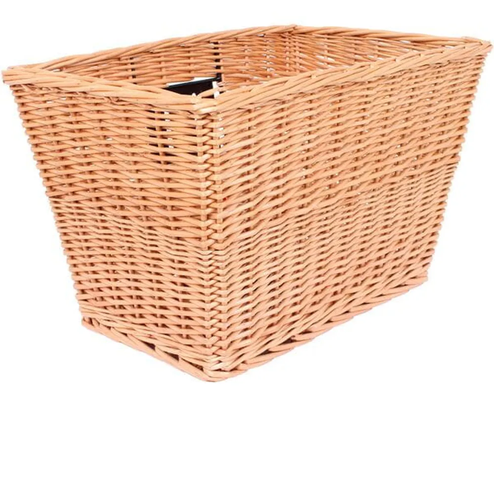 uPRISE Bikes M Part Spitalfields Rectangular Wicker Basket with Mounting Plates | Price match, 365 day return s, 18-Month Warranty, Finance Available & Free UK Delivery