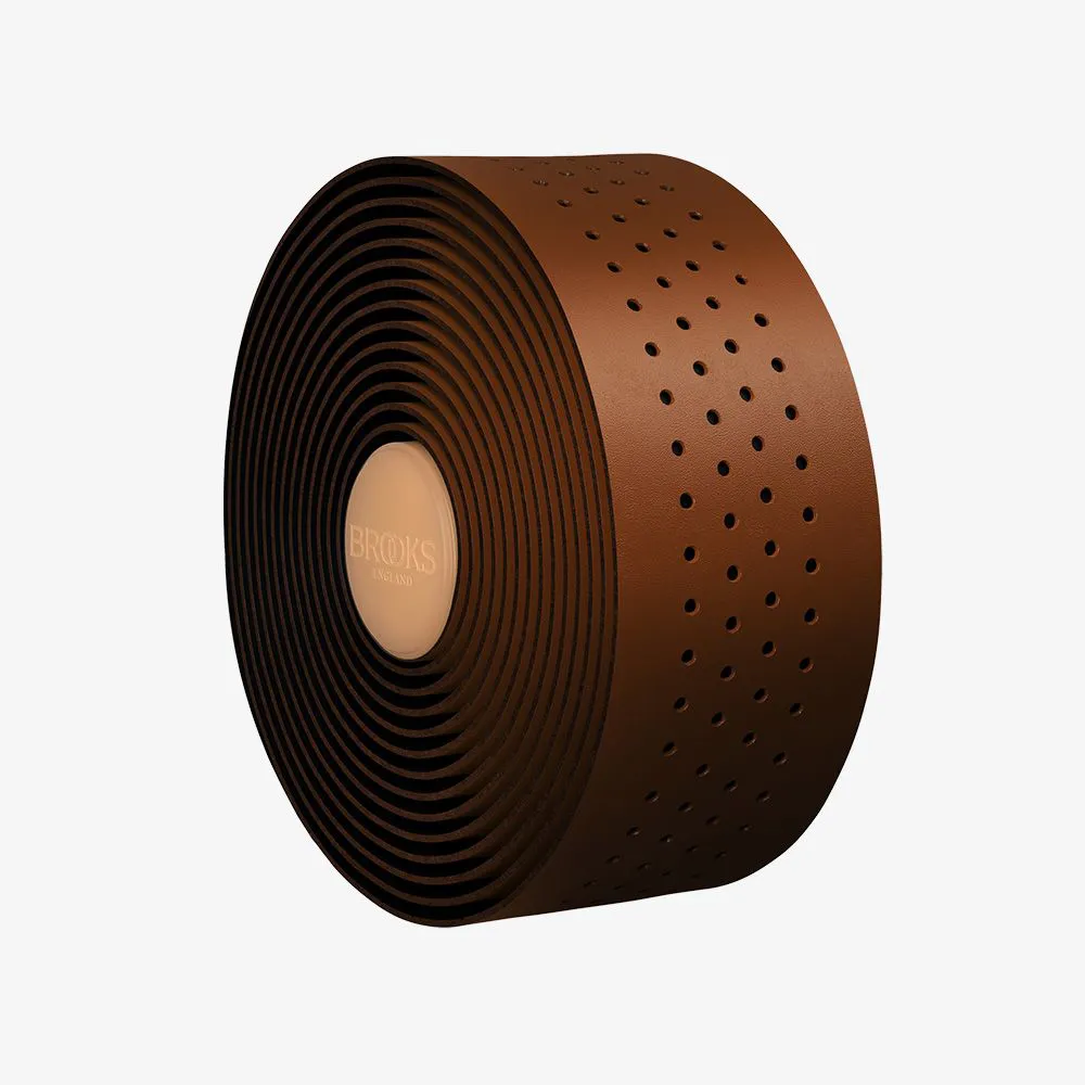 uPRISE Bikes Brooks Leather Bar Tape - Brown | Price match, 365 day return s, 18-Month Warranty, Finance Available & Free UK Delivery