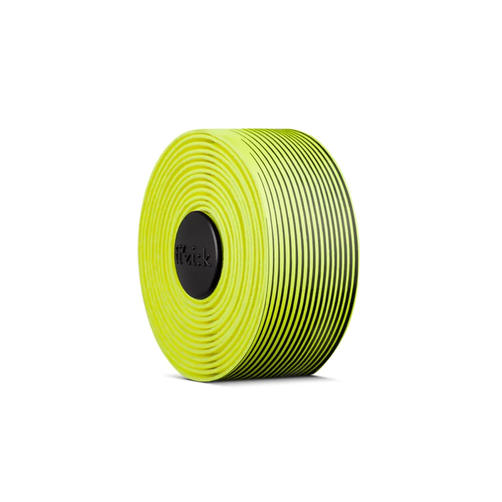 uPRISE Bikes Fizik Vento Microtex Tacky Bi-Colour Tape - Fluro Yellow | Price match, 365 day return s, 18-Month Warranty, Finance Available & Free UK Delivery