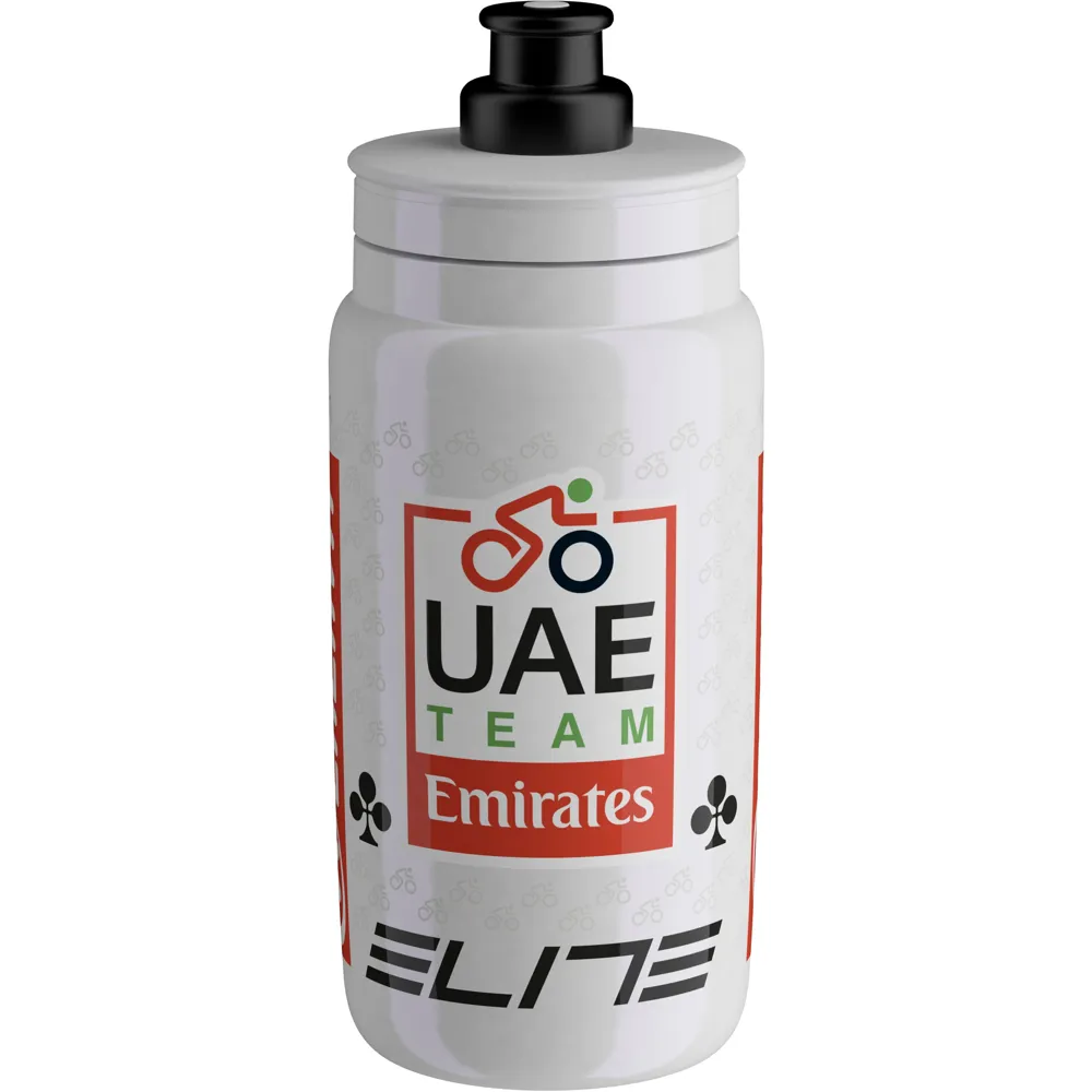 uPRISE Bikes Elite Fly UAE Team Emirates 2025 550ml Water Bottle | Price match, 365 day returns, 18-Month Warranty, Finance Available & Free UK Delivery
