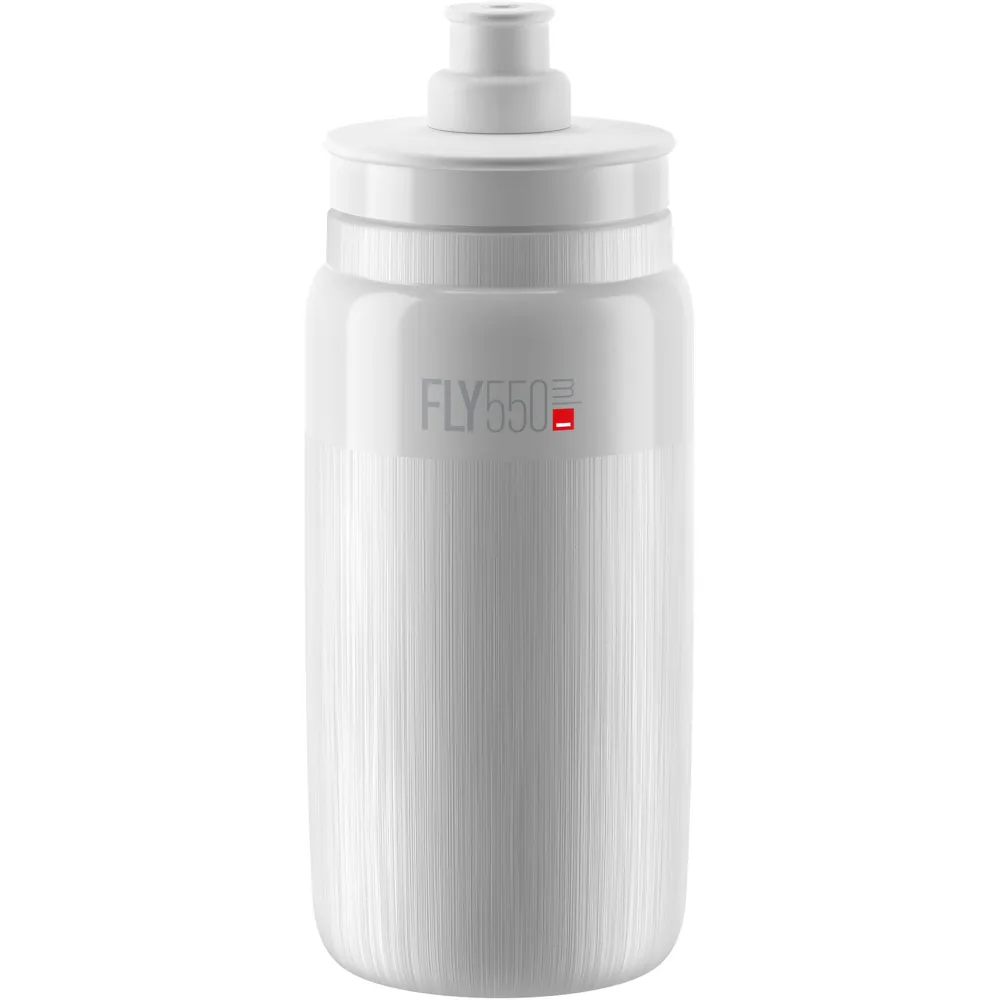 uPRISE Bikes Elite Fly Tex 550ml Water Bottle - White | Price match, 365 day return s, 18-Month Warranty, Finance Available & Free UK Delivery