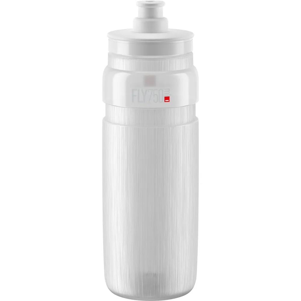 uPRISE Bikes Elite Fly Tex 750ml Water Bottle - Clear/White | Price match, 365 day return s, 18-Month Warranty, Finance Available & Free UK Delivery