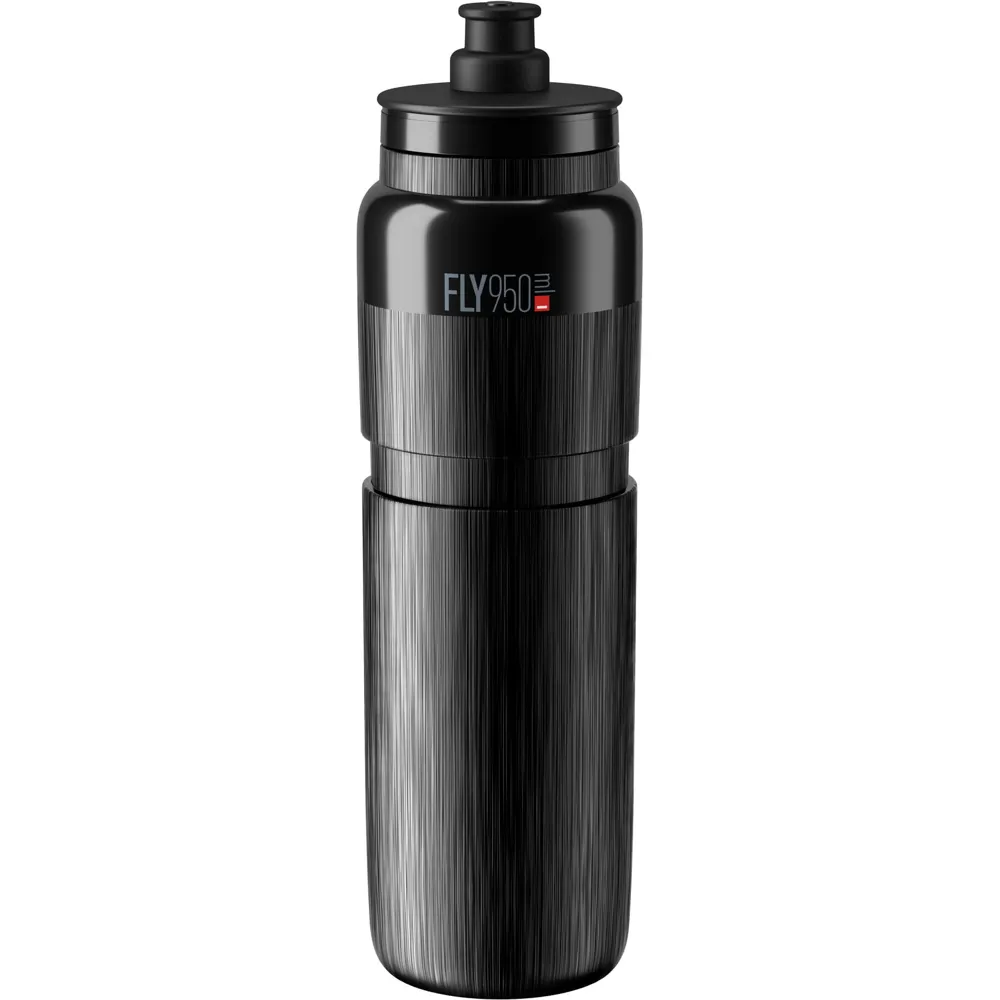 uPRISE Bikes Elite Fly Tex 950ml Water Bottle - Black | Price match, 365 day return s, 18-Month Warranty, Finance Available & Free UK Delivery