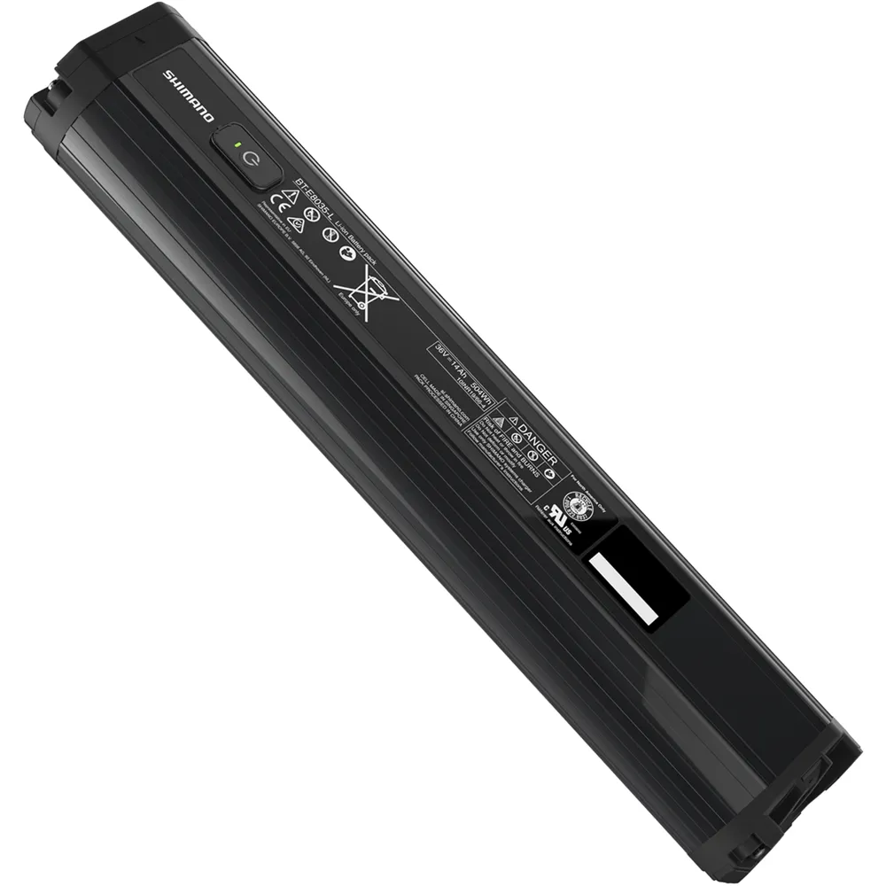 uPRISE Bikes Shimano BT-E8035-L STEPS Battery Down Tube Integrated Mount Long Fit 504wh | Price match, 365 day return s, 18-Month Warranty, Finance Available & Free UK Delivery