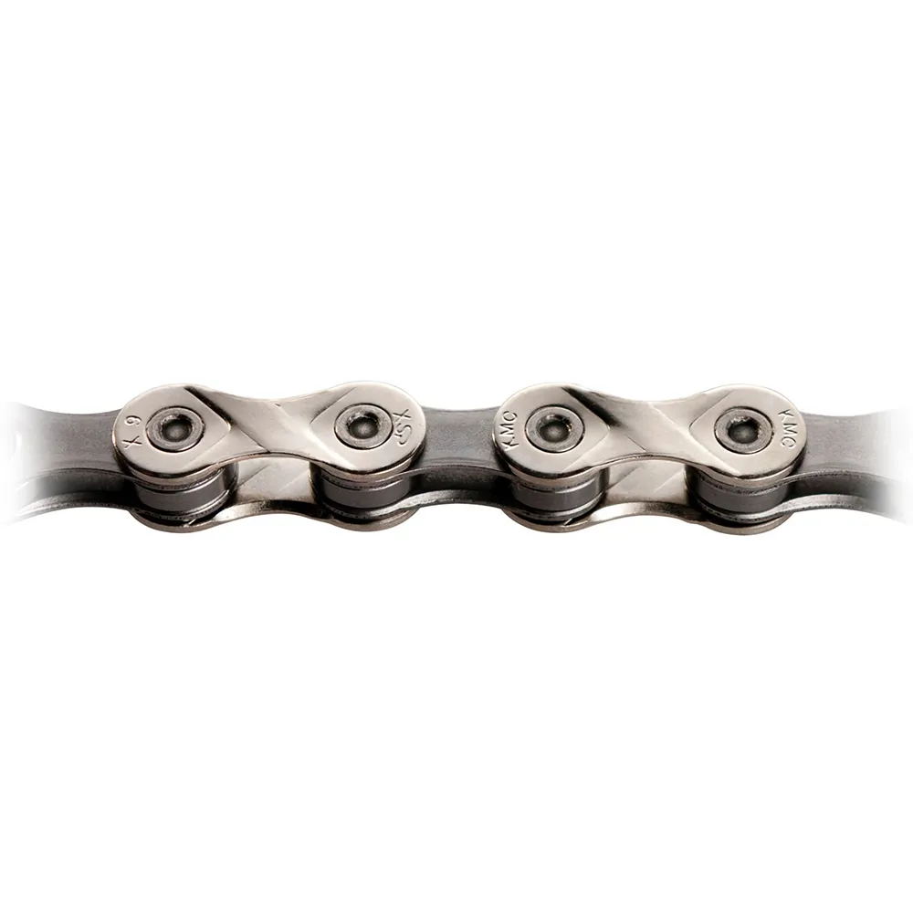 uPRISE Bikes Kmc KMC X9 9 Speed Chain - 114 Links - Silver/Grey | Price match, 365 day returns, 18-Month Warranty, Finance Available & Free UK Delivery