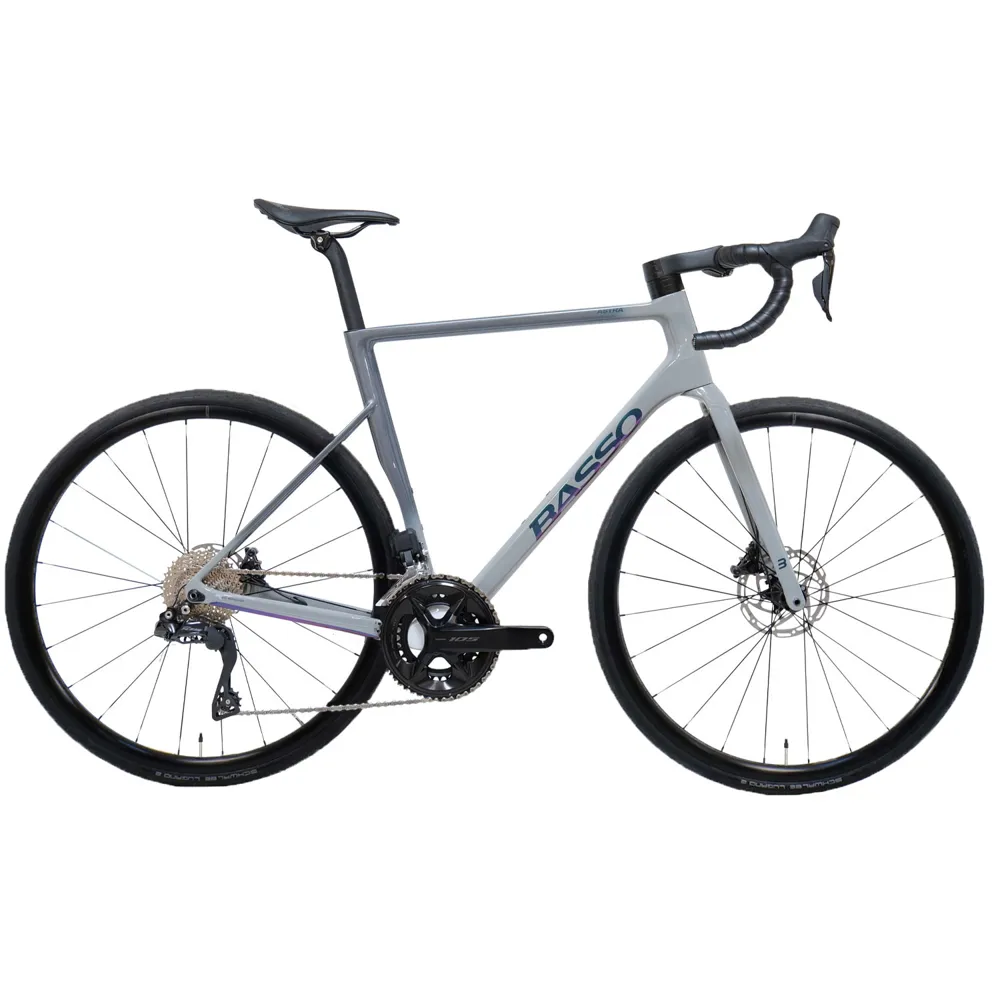 uPRISE Bikes Basso Bikes Basso Astra 105 Di2 Aksium 2024 Carbon Road Bike - Grey Asphalt | Price match, 365 day return s, 18-Month Warranty, Finance Available & Free UK Delivery