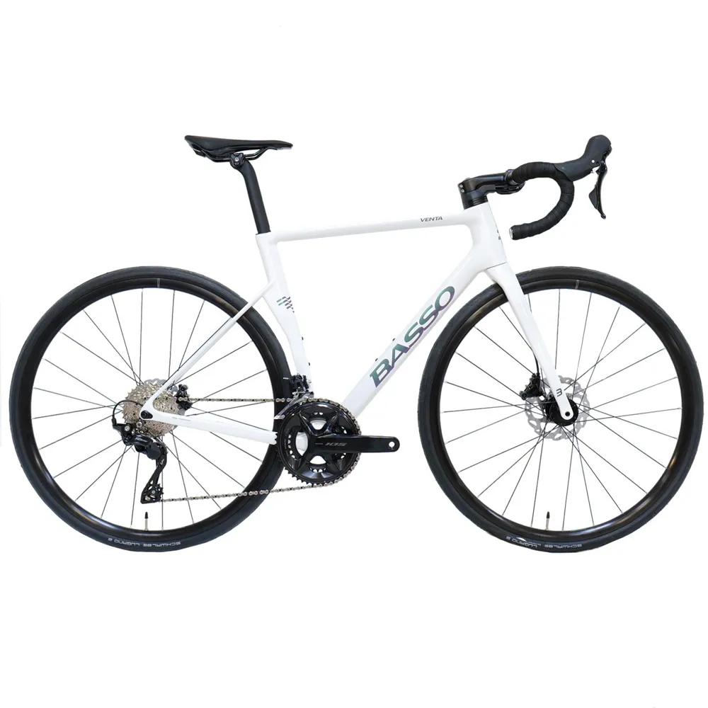 uPRISE Bikes Basso Bikes Basso Venta R 105 12x Aksium 2024 Carbon Road Bike - Pearl White | Price match, 365 day return s, 18-Month Warranty, Finance Available & Free UK Delivery