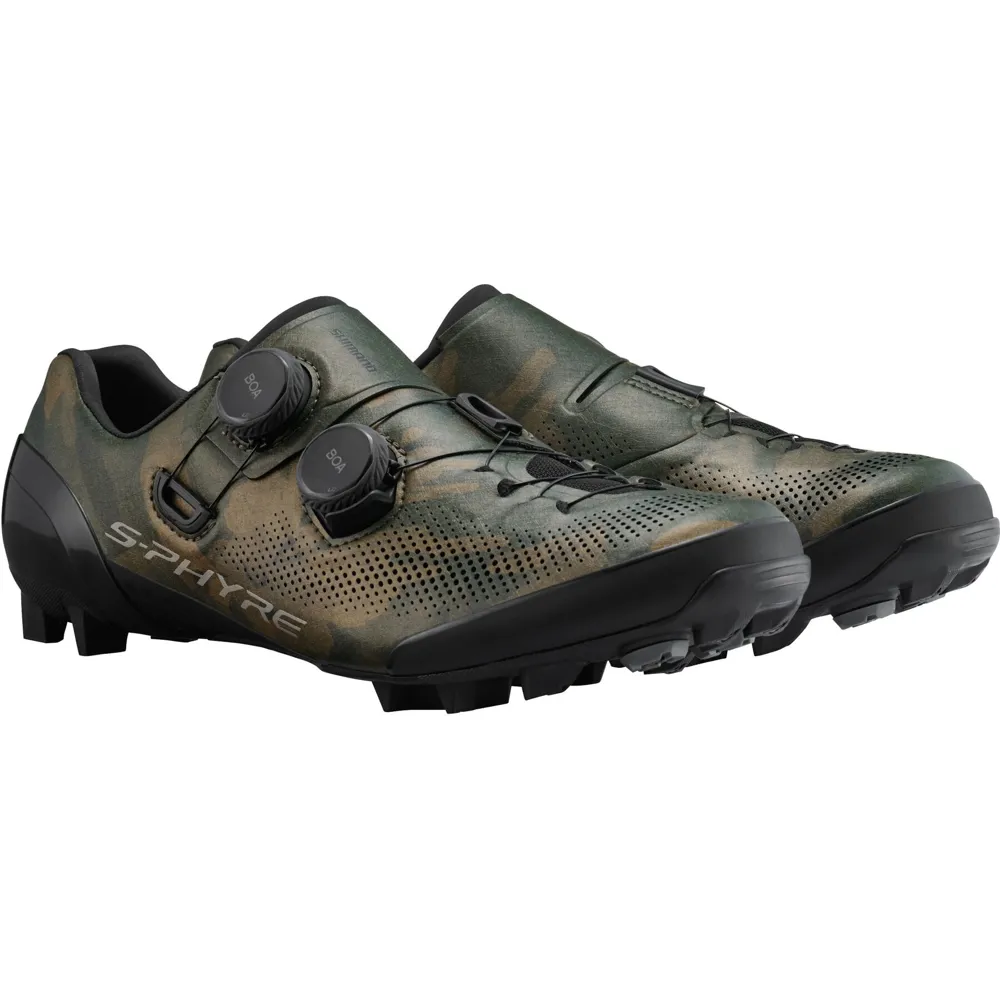 uPRISE Bikes Shimano S-Phyre XC903 MTB Shoes - Camouflage | Price match, 365 day return s, 18-Month Warranty, Finance Available & Free UK Delivery
