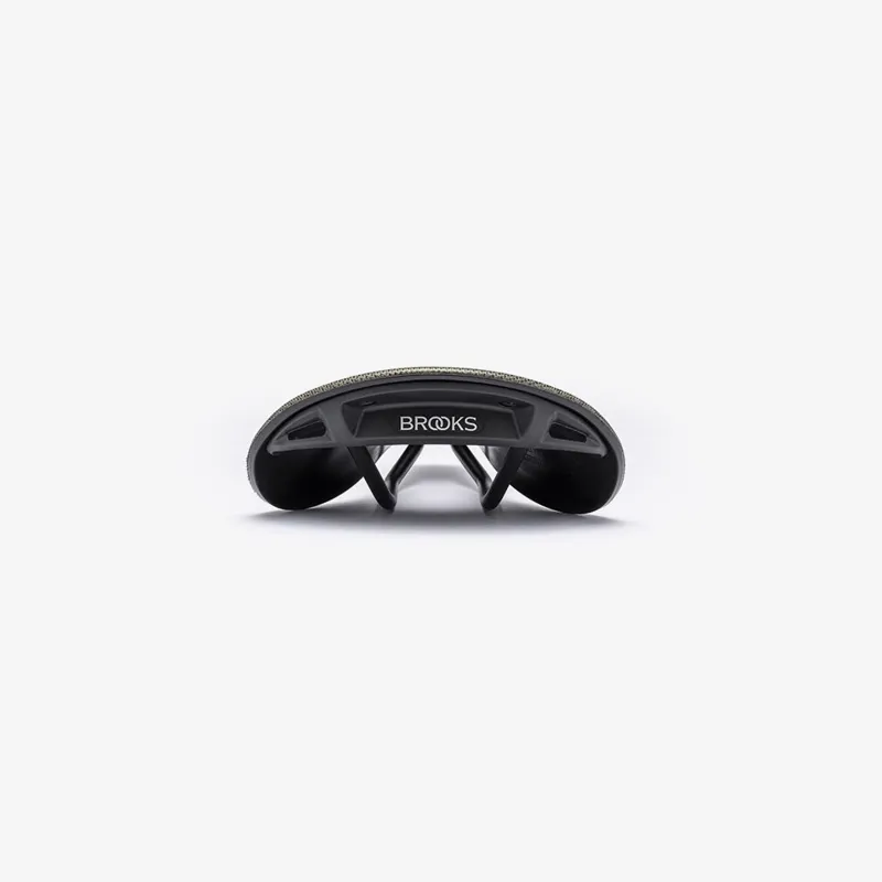 Brooks C17 Cambium Carved All-Weather Saddle - 162mm - Mud Green-4