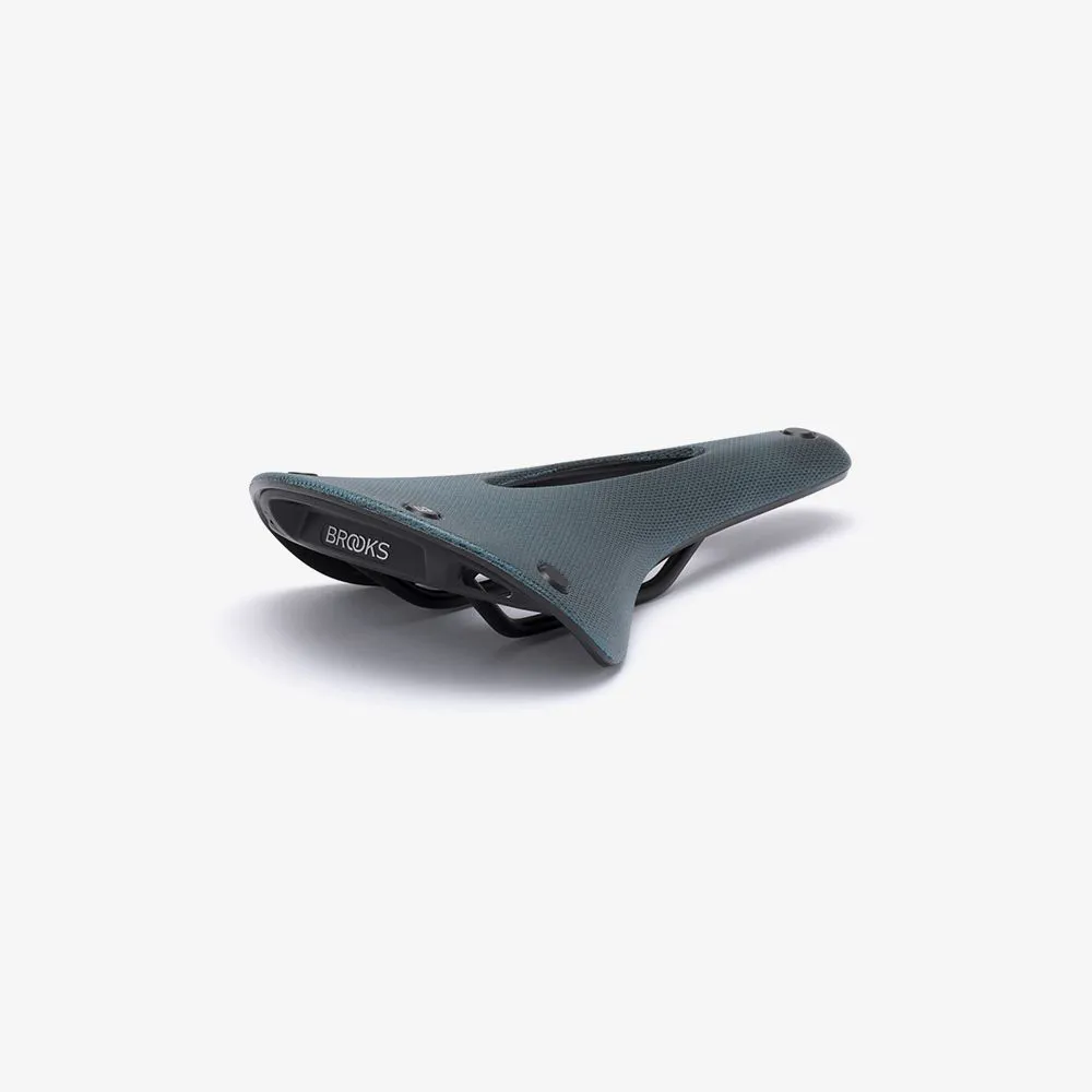 uPRISE Bikes Brooks C17 Cambium Carved All-Weather Saddle - 162mm - Octane Blue | Price match, 365 day return s, 18-Month Warranty, Finance Available & Free UK Delivery