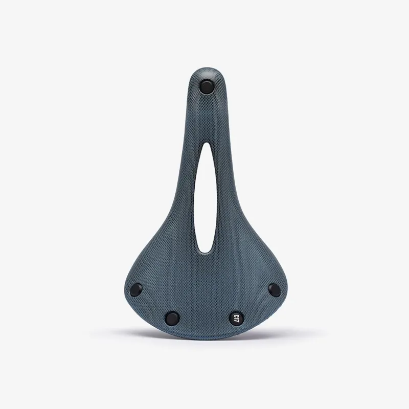 Brooks C17 Cambium Carved All-Weather Saddle - 162mm - Octane Blue-1