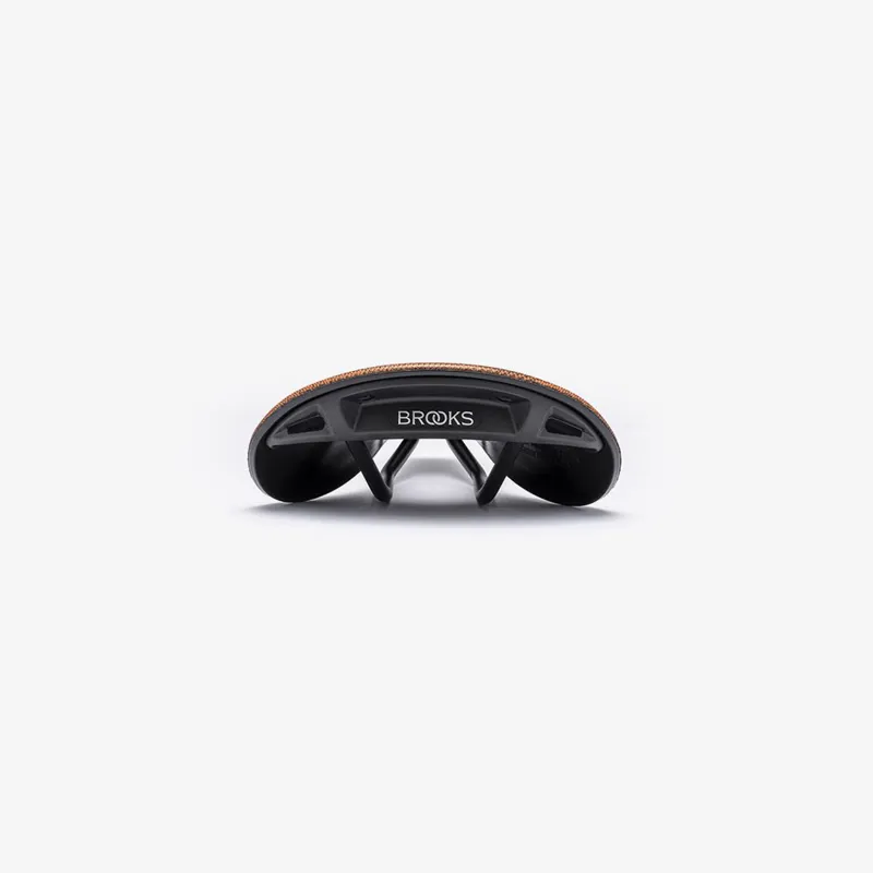 Brooks C17 Cambium Carved All-Weather Saddle - 162mm - Orange-4