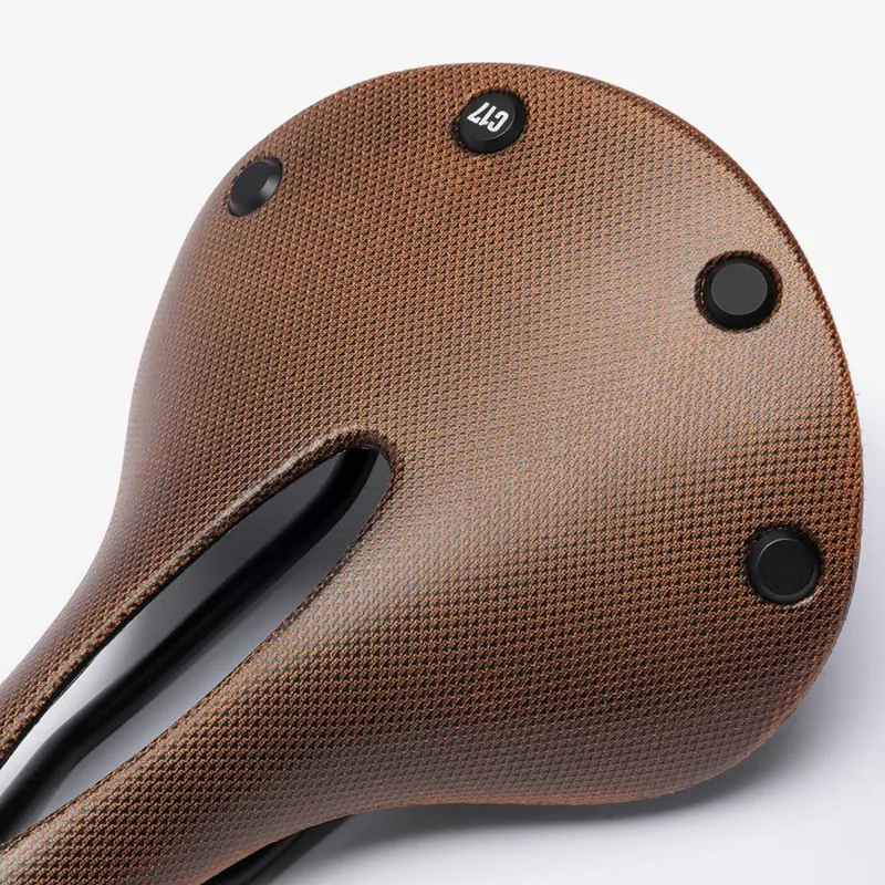 Brooks C17 Cambium Carved All-Weather Saddle - 162mm - Orange-5