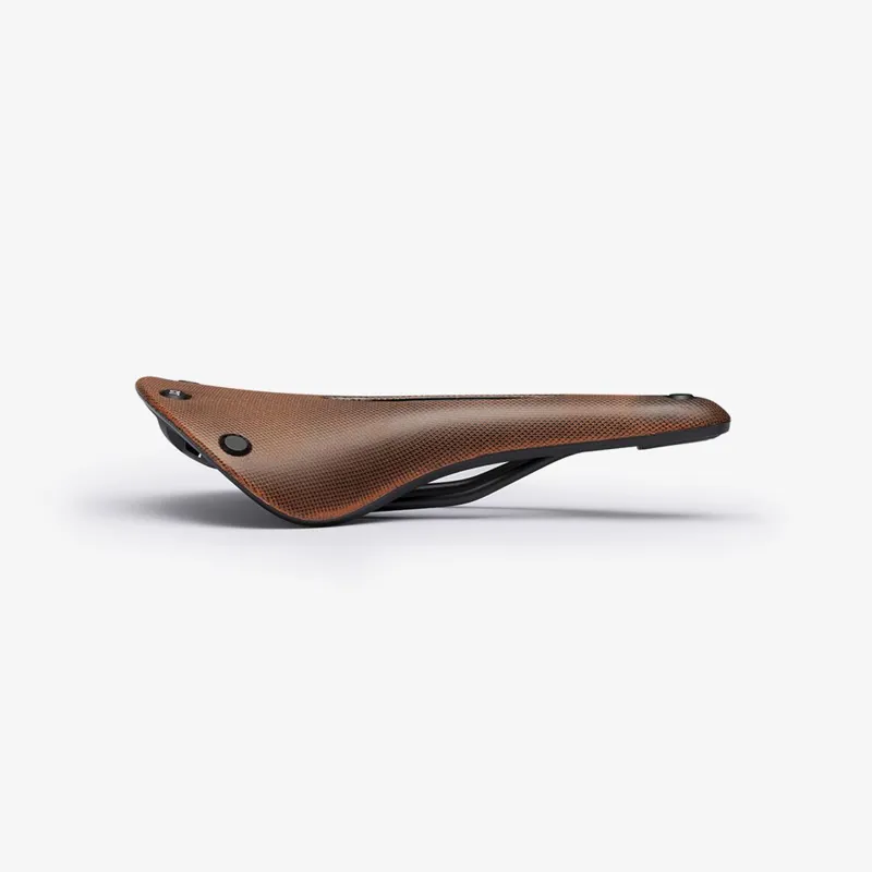 Brooks C17 Cambium Carved All-Weather Saddle - 162mm - Orange-2