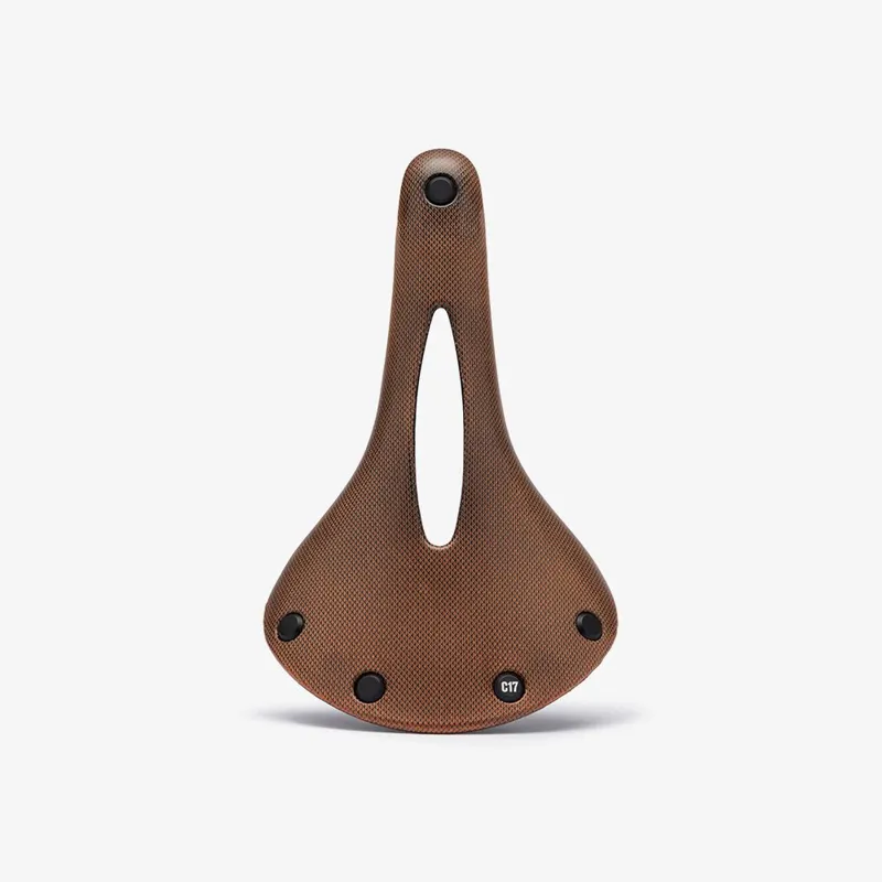 Brooks C17 Cambium Carved All-Weather Saddle - 162mm - Orange-1