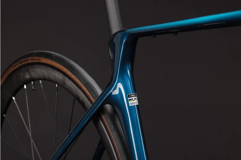 Cube Agree C:62 One 2027 Carbon Road Bike - Midnightteal/Sea-5